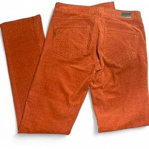 Paige Skyline Straight Corduroy Pants – Burnt Orange size 25